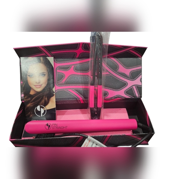 Pink Pin Straight Hair Straightener Far Infra - Picture 1 of 1